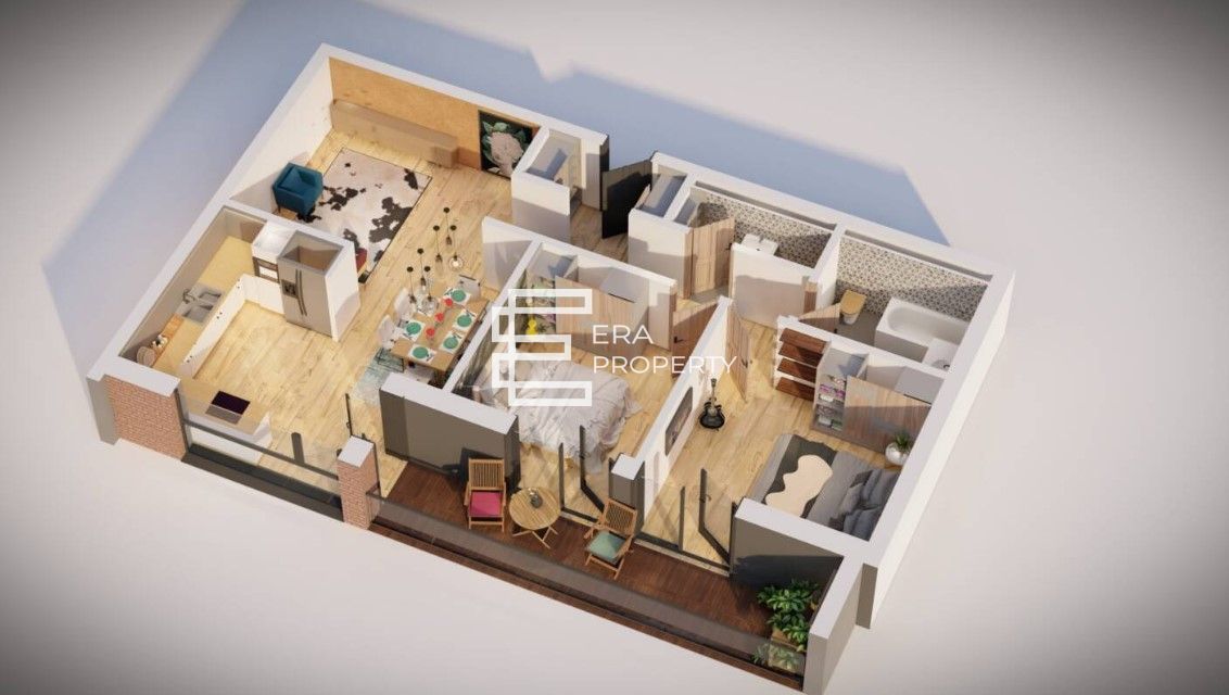 Apartament premium 3 cam, boxa, garaj-intabulat- Sibiu zona Alba Iulia - Poză 9