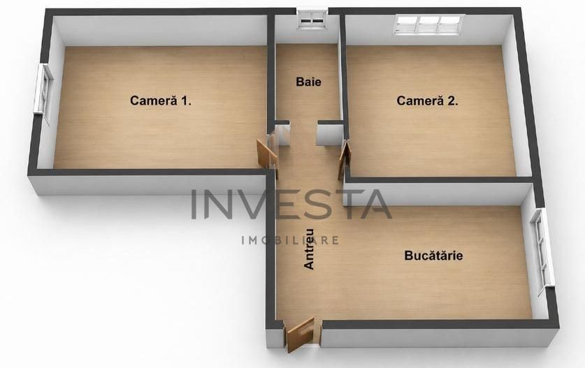 Apartament 2 camere decomandat cu boxa, etaj intermediar, Intre Lacuri - Poză 10