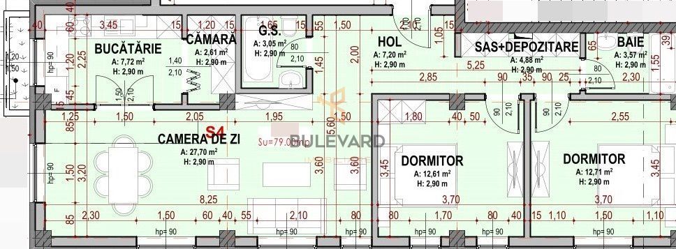 Apartament cu 3 camere/79 mp/Somesului! - Poză 3