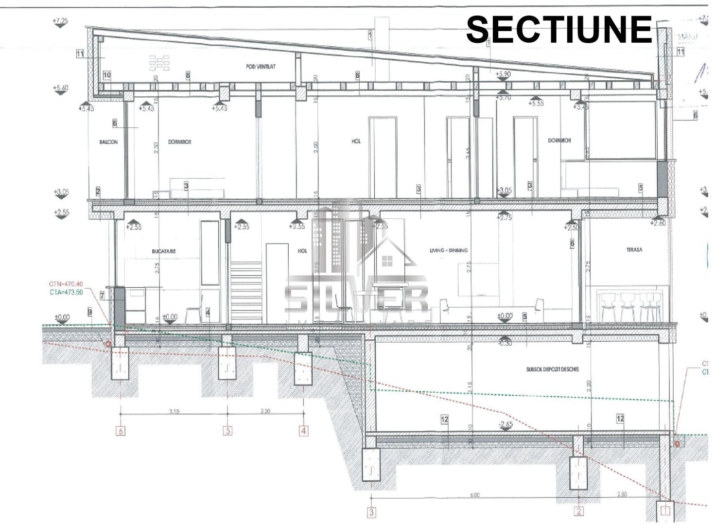 Casa moderna de tip Duplex cu Panorama asupra Clujului in cartier Iris - Poză 4