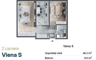 Apartamente de vanzare, 2,3 camere Arena Residence, Oradea - Poză 8