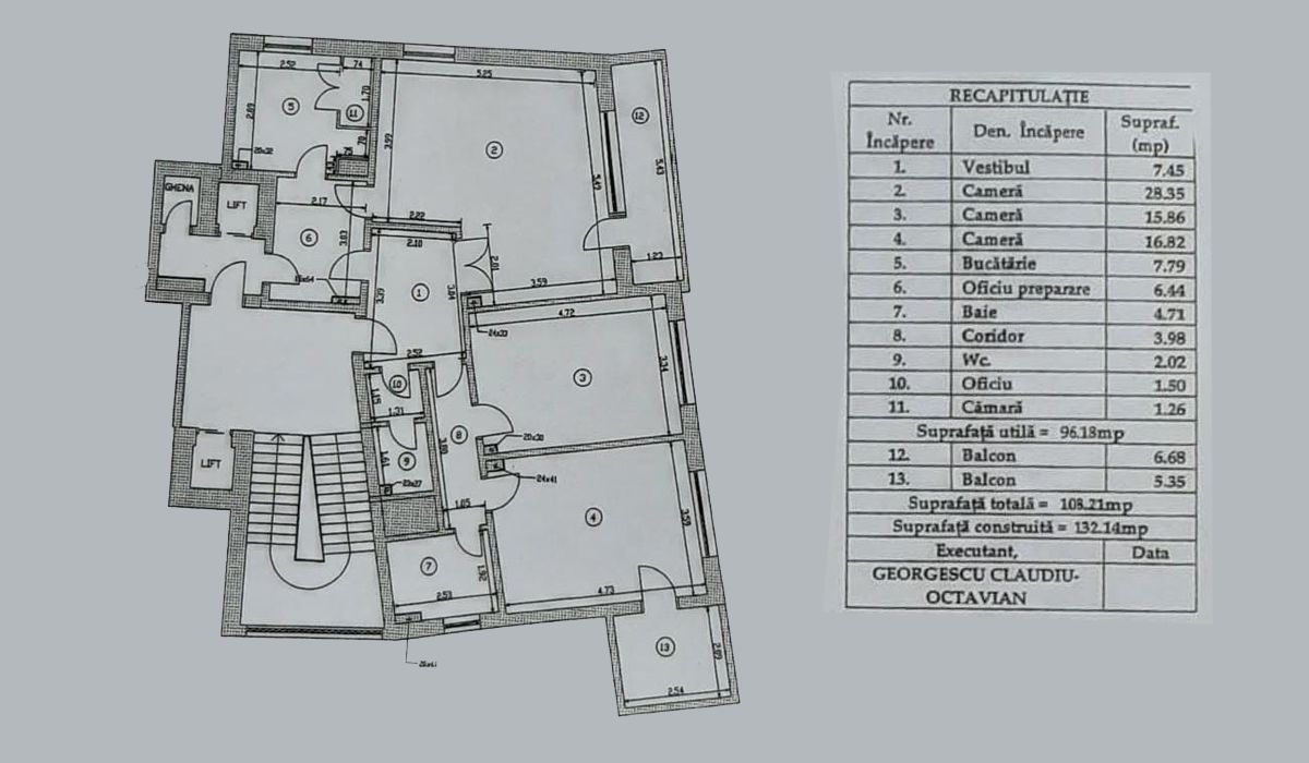 Vanzare apartament 4 camere Piata Unirii - Corneliu Coposu - Poză 16