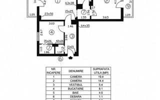 Apartament 2 camere | Baicului – Doamna Ghica | 65 mp | Etaj 1 | 1986 - Poză 10