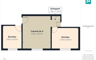 Apartament 3 camere mobilat- Zona Rahova - Poză 11