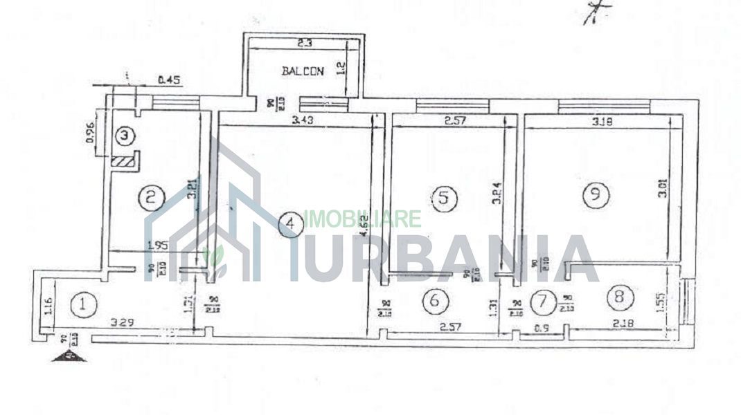 Apartament 3 camere SD, et. 2, Zimbru, mobilat și utilat (#) - Poză 13