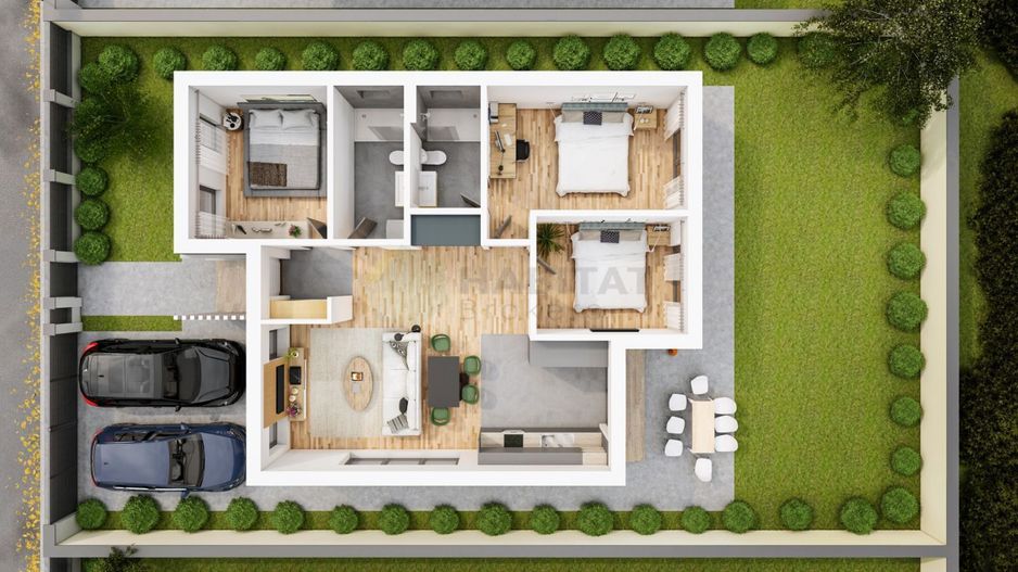 Casă individuală de vânzare – 4 camere | Tunari | Aerocity - Poză 12