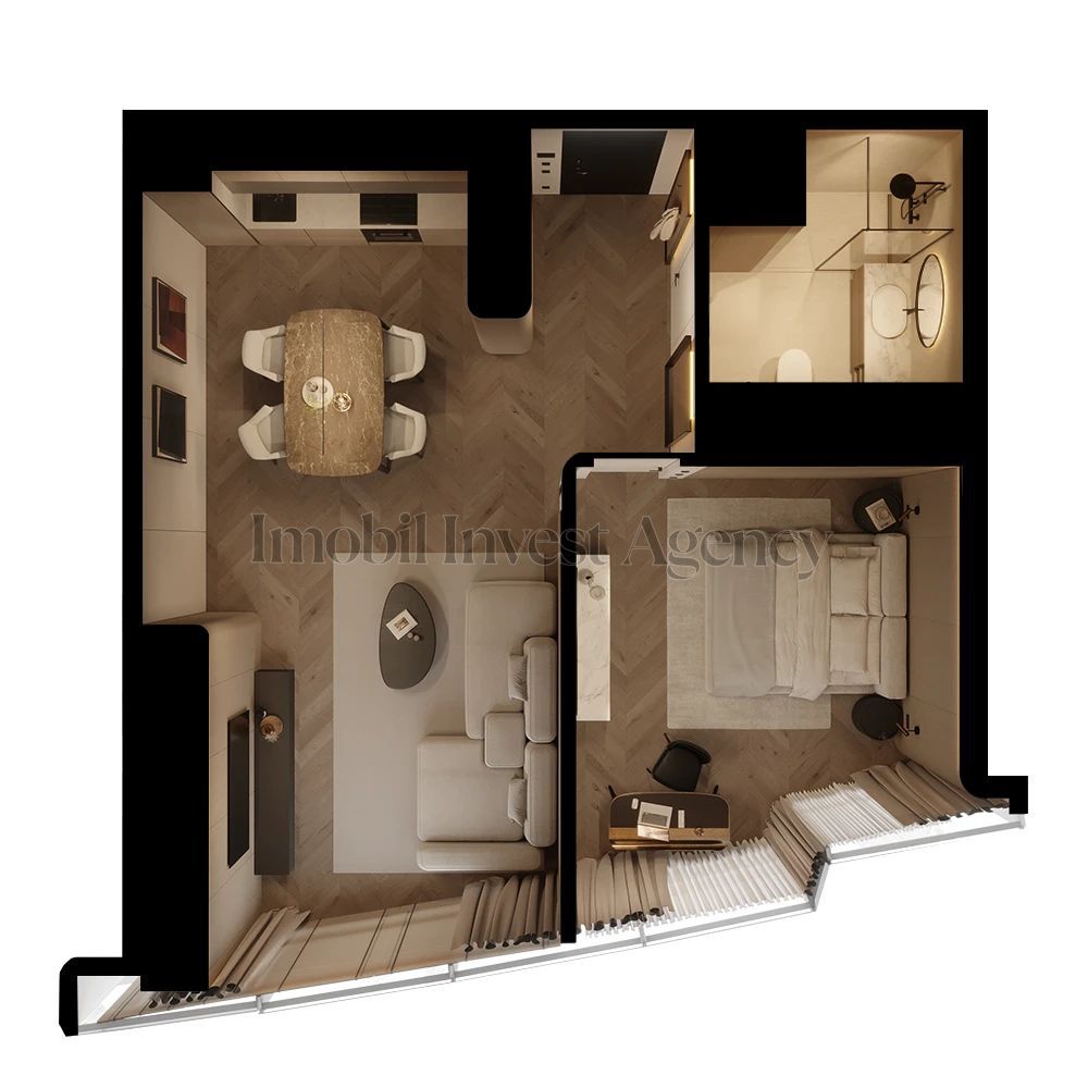 Apartament 2 camere de vanzare Pipera - Schiță 17