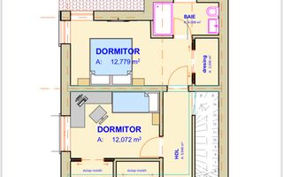 Casa 4 camere, predare la cheie, 430 mp teren, Micesti - Poză 8