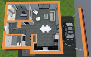 Casa Individuala cu CARPORT si teren 500 mp Selimbar-Sibiu - Poză 6