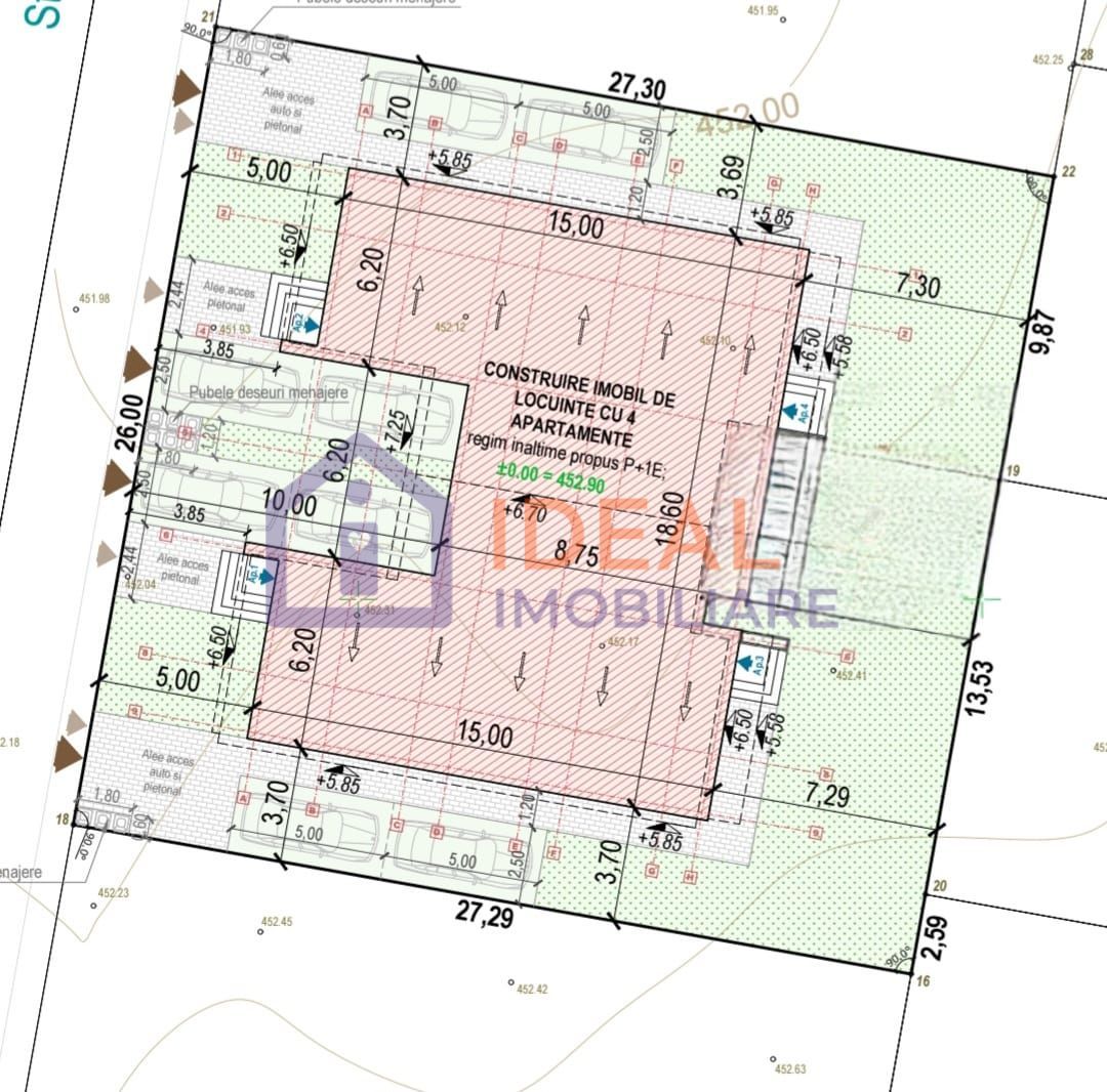Casa cu 3 camere si 200 mp de curte, in Cartierul Arhitectilor - Schiță 7
