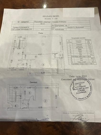 De vanzare Apartament 3 Camere Crangasi - Poză 9
