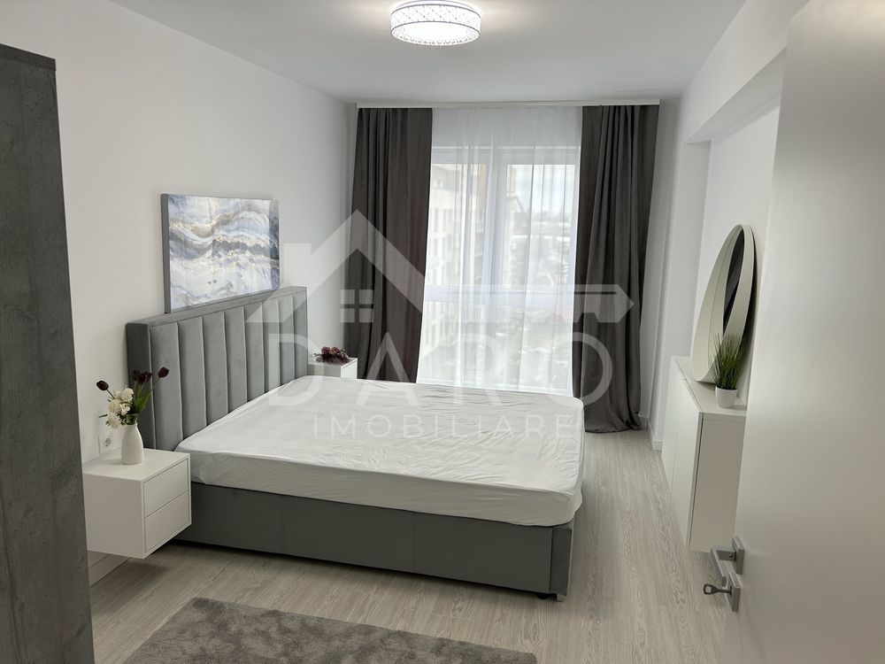 Apartament 2 camere nou, mobilat complet, parcare inclusă - Poză 6