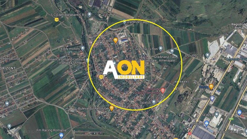 Teren intravilan, 1600 mp, la asfalt, toate utilitatile, Barabant - Poză 1