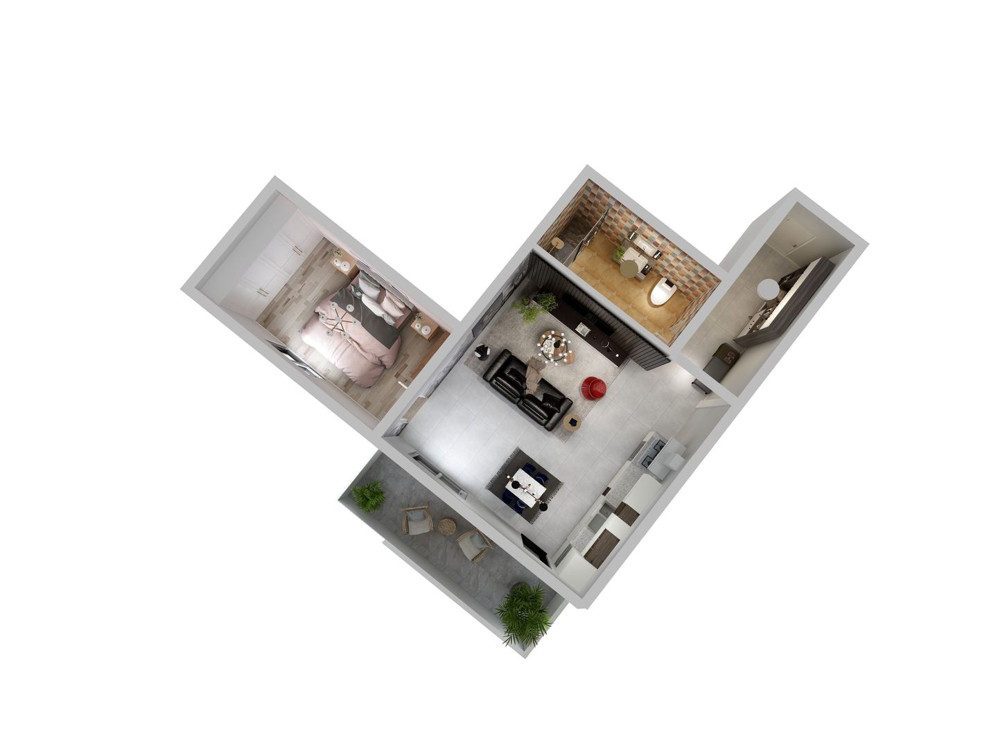 Apartament+loc de parcare subteran inclus in pret! comision0% - Poză 5