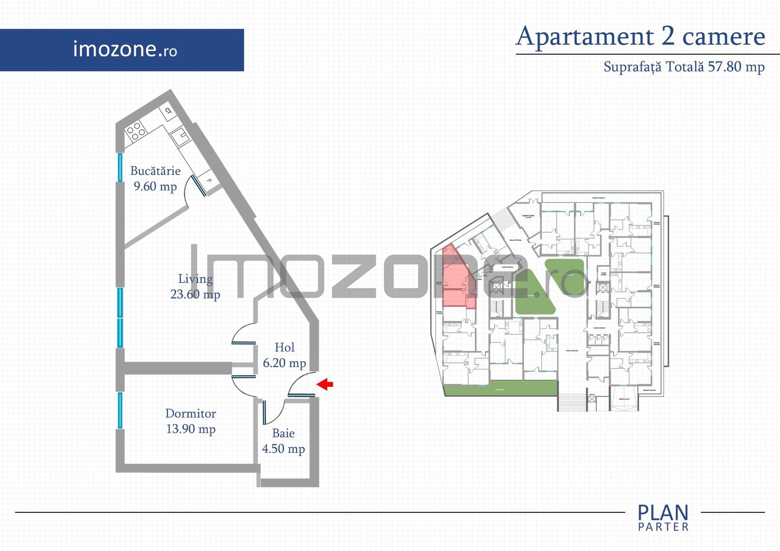 Apartament 2 Camere | 56 mp | Bloc Nou | Metrou Pacii / Preciziei | Militari - Poză 20