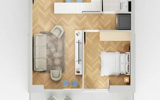 apartament 1 camera lakefield A3 - Schiță 1