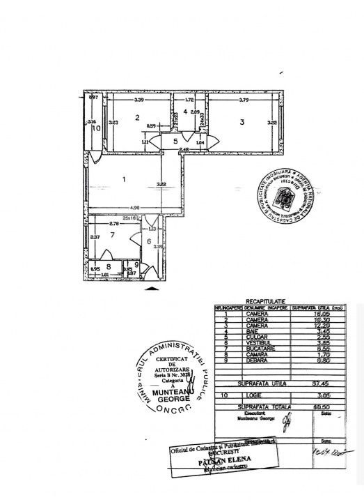 Apartament 3 camere Dorobanti | Imobil 1960 - Poză 9