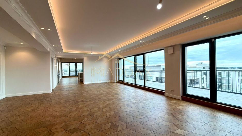 Penthouse cu 4 camere // terasă 70 mp / 200 mp / 3 parking / Straulesti - Poză 25