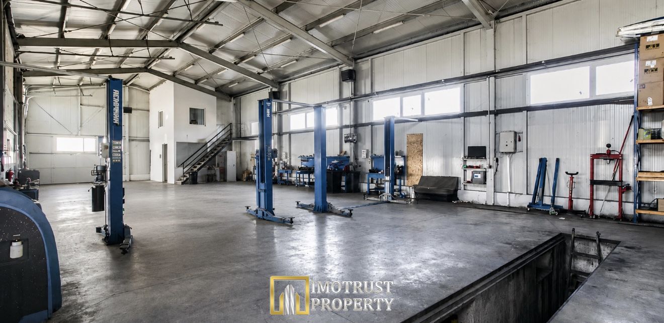 Hală industrială de închiriat în Horia, Arad – 367 mp, acces TIR - Poză 3