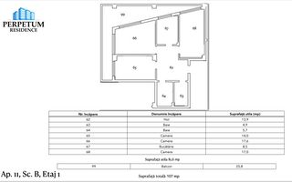 Tomis Nord - Vanzare apartament decomandat cu 3 camere, bloc nou. - Poză 41