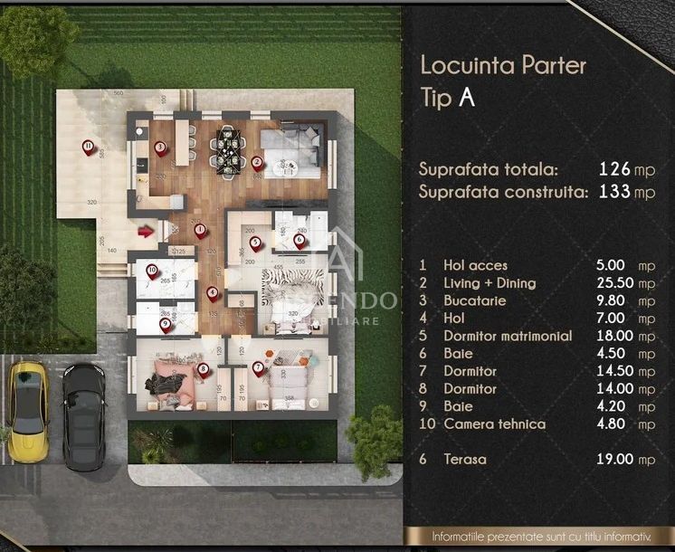 Vand CASE TIP PARTER cu HVAC, 4 camere - Tunari - Poză 31