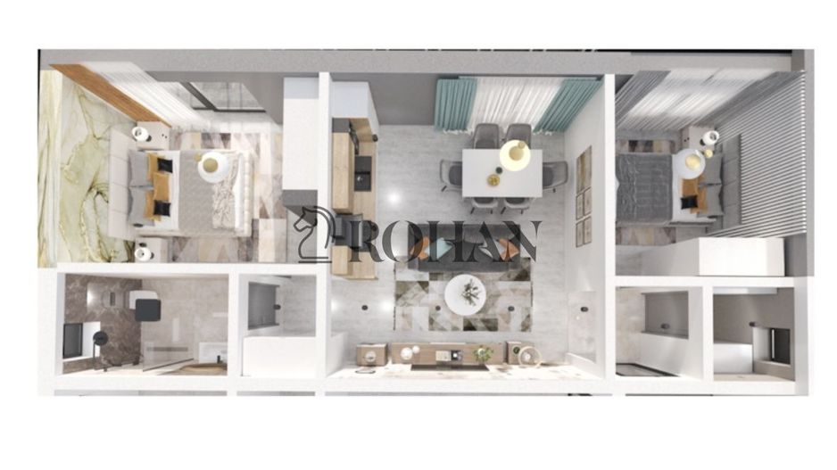 Bloc nou 2025: Apartament 3 camere, Alba Iulia Ampoi 3 - Poză 2
