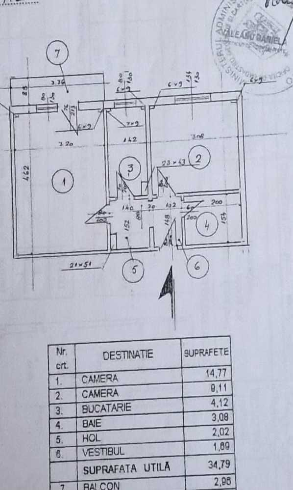 Apartament 2 camere. Decomandat. Brancoveanu. - Poză 7