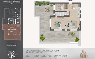 Apartament 3 camere I Larss Residence Th. Pallady I Vanzare - Poză 9