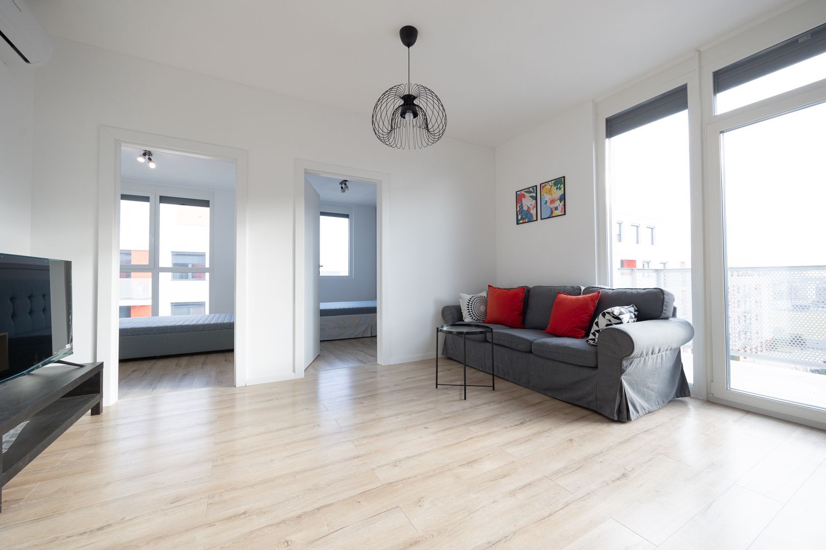 Apartament NOU de închiriat în ARED AFI 3 camere, parcare inclusa - Poză 2