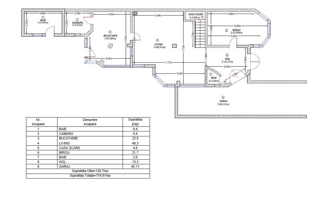 Casa deosebita 4 dormitoare ultracentral Lugoj - Poză 8