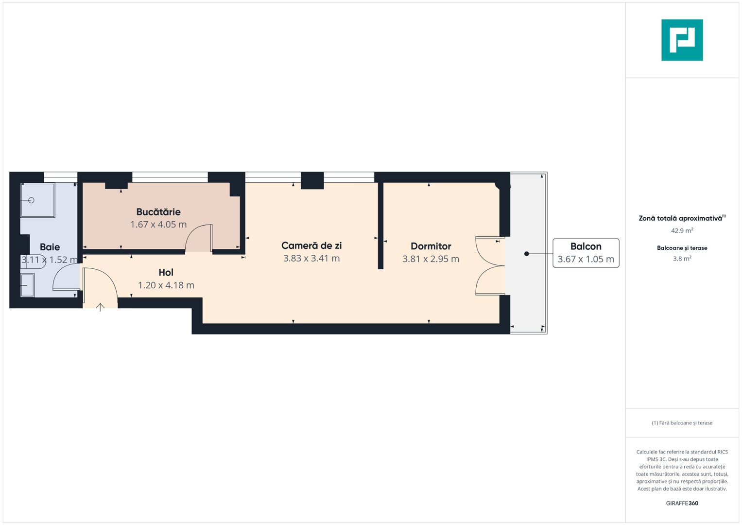 Apartament cu 2 camere | Bloc Nou | Zona Aradului - Poză 7