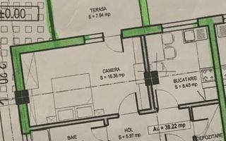 Oportunitate de investitie!Apartament cu 1 camera str. Observatorului! - Schiță 6