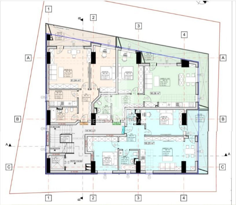 Apartament 2 si 3 camere la alb cu loc de parcare inclus - Poză 3