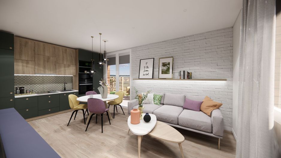 Penthouse NOU de vanzare Comison 0 - Poză 8