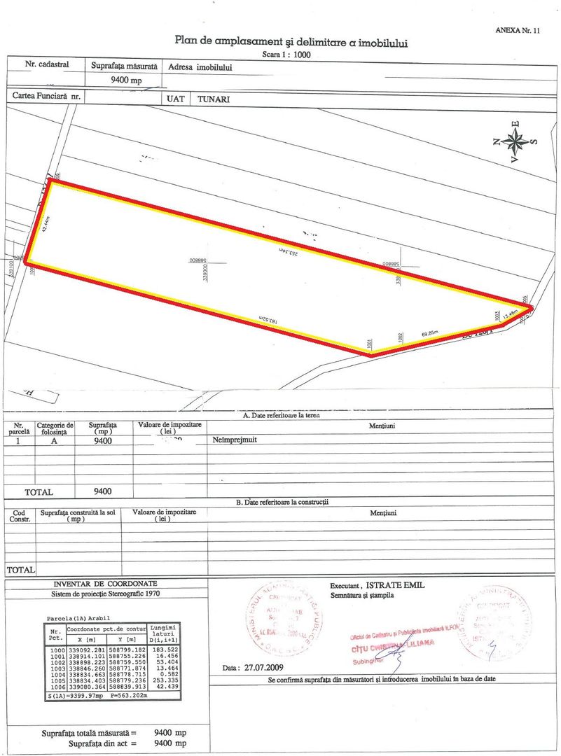 9400 mp | Ideal pentru investitie | Tunari | Deschidere la padure - Poză 2