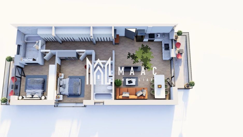 Apartament 3 camere | Etaj 1 | 89 MP I Loc de parcare - Poză 1