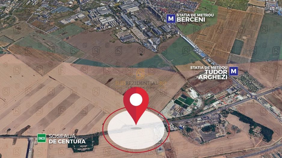 Teren intravilan 4.900 mp – zonă industriala - Jilava, Sos. de Centura - Poză 3