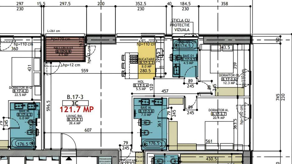 Apartament premium 3 camere I View spectaculos | One Verdi Park - Poză 19