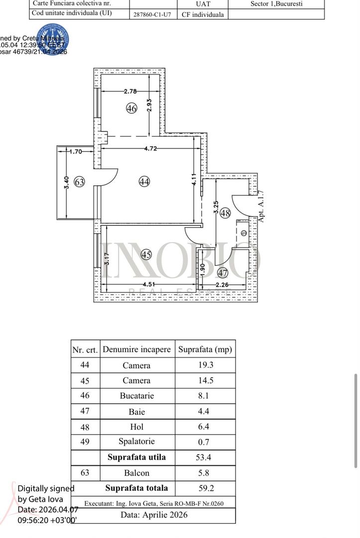 Apartament 2 Camere | Imobil 2025 | Atrium Plaza - Poză 13