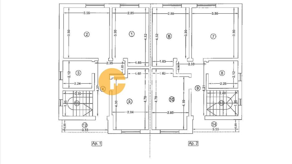 Duplex Miroslava strada Stadionului - Poză 8