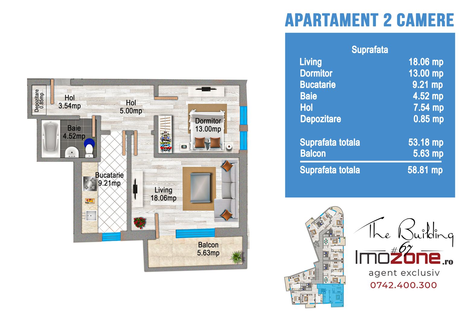 GORJULUI - 15 MIN METROU, MILITARI, APARTAMENT 2 CAMERE, BLOC NOU, COMISION 0% - Poză 1