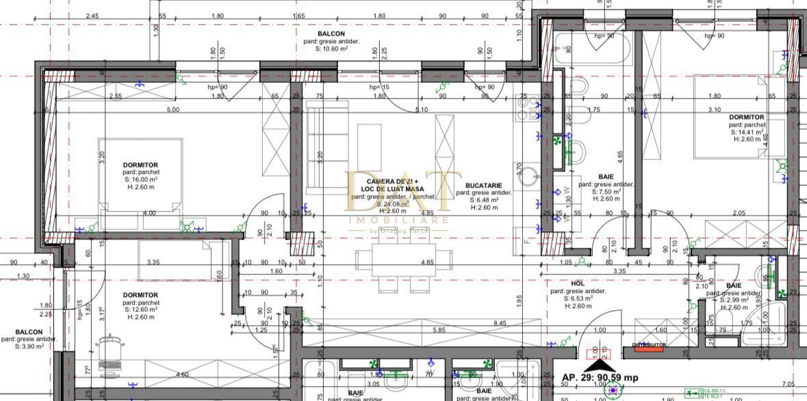Apartament 4 camere | 90 mp | 2 balcoane | etajul 1 | Beta Residence - Poză 7