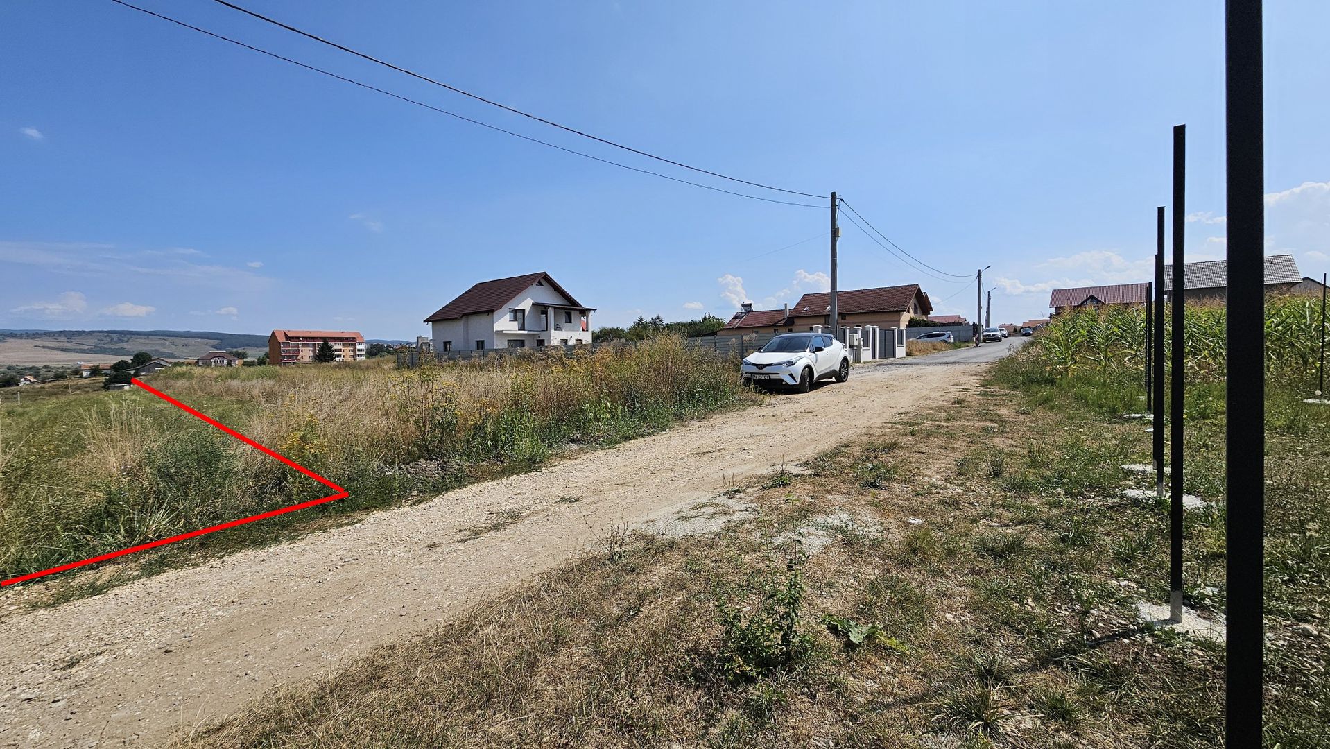 20min de Brasov teren cu toate utilitatile ,str Monumentului Feldioara, asfalt - Poză 13