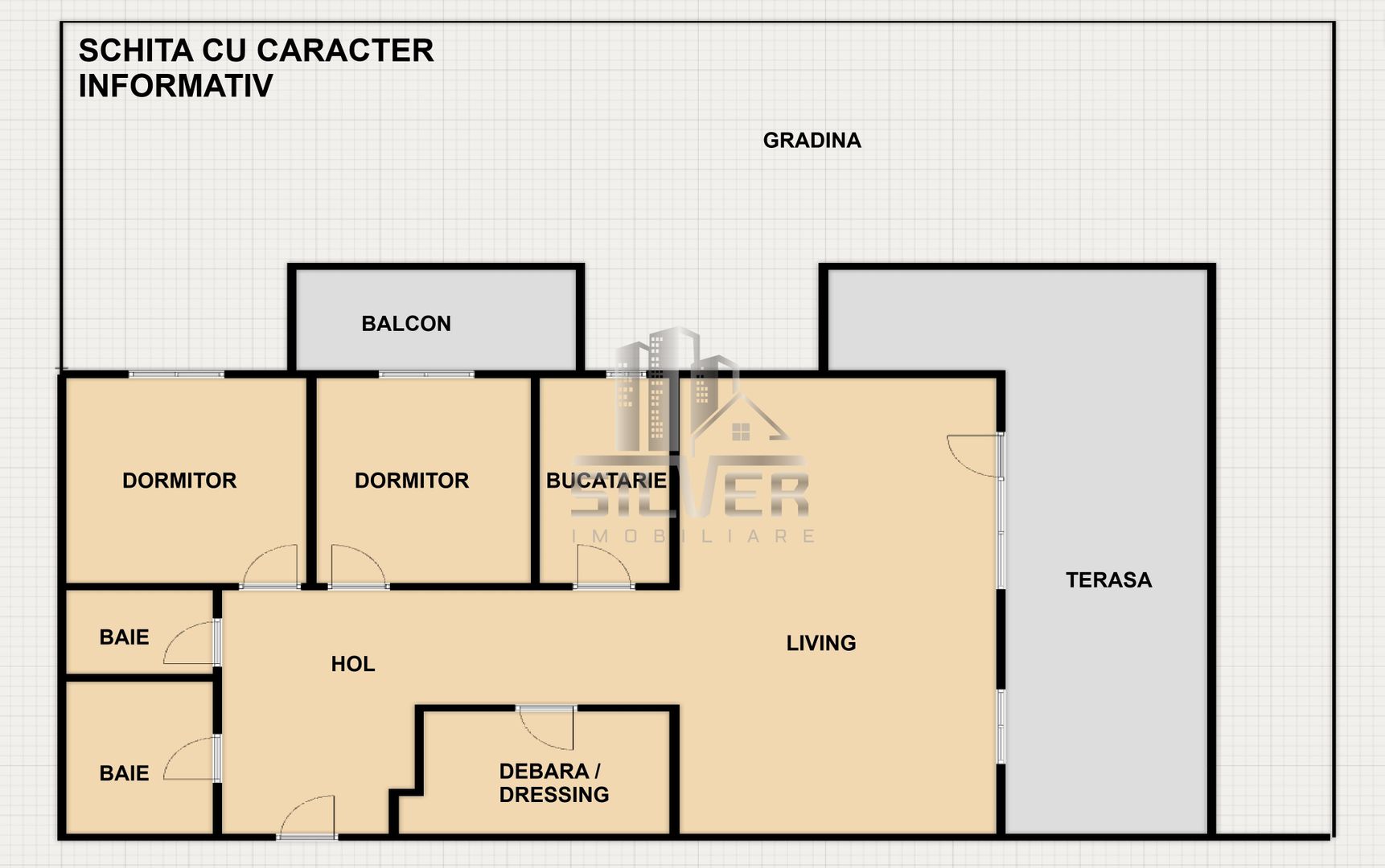 Apartament 3 camere cu terasa, gradina si parcare subterana si boxa - Poză 1