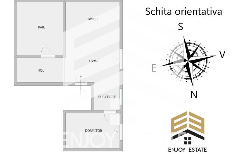 Cauti intimitate si liniste? Apartamentul ideal pentru tine! - Schiță 9