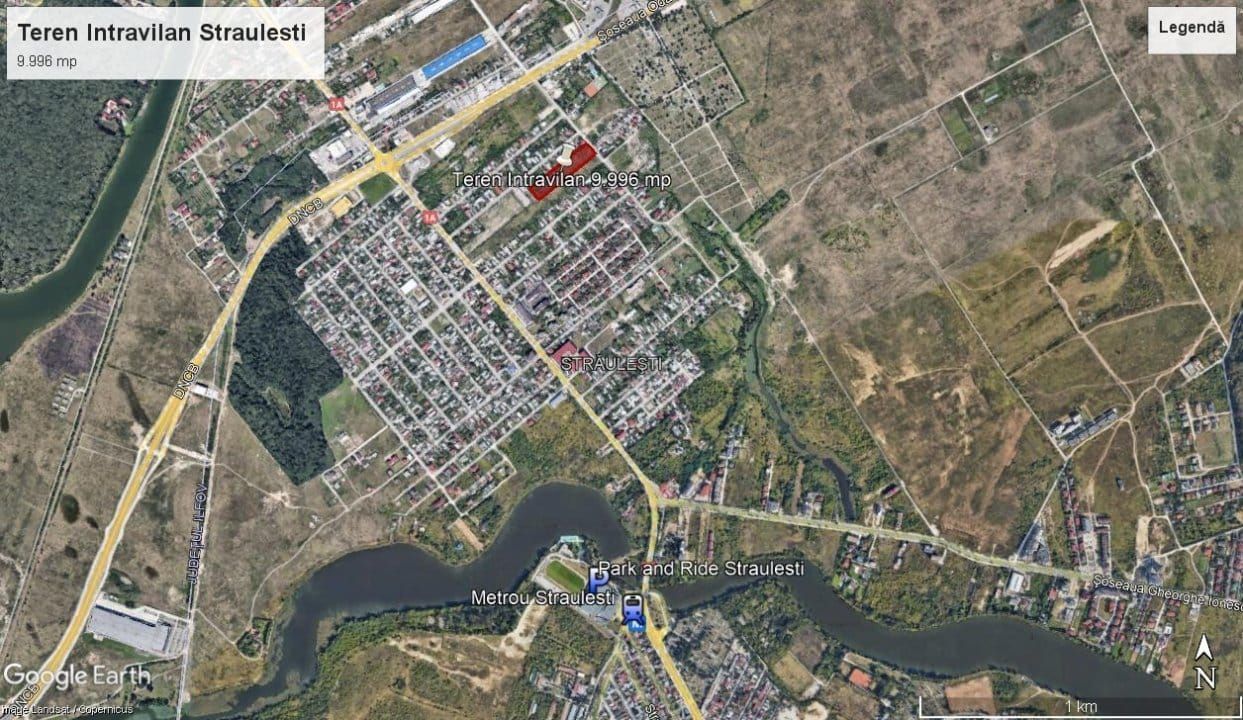 Teren 9.996 mp cu autorizație pentru 210 apartamente, Străulești - Poză 3