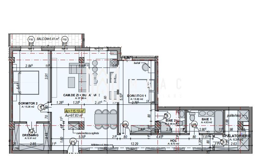 Comision 0% | Apartament 3 camere | Etaj intermediar | Lift - Poză 3