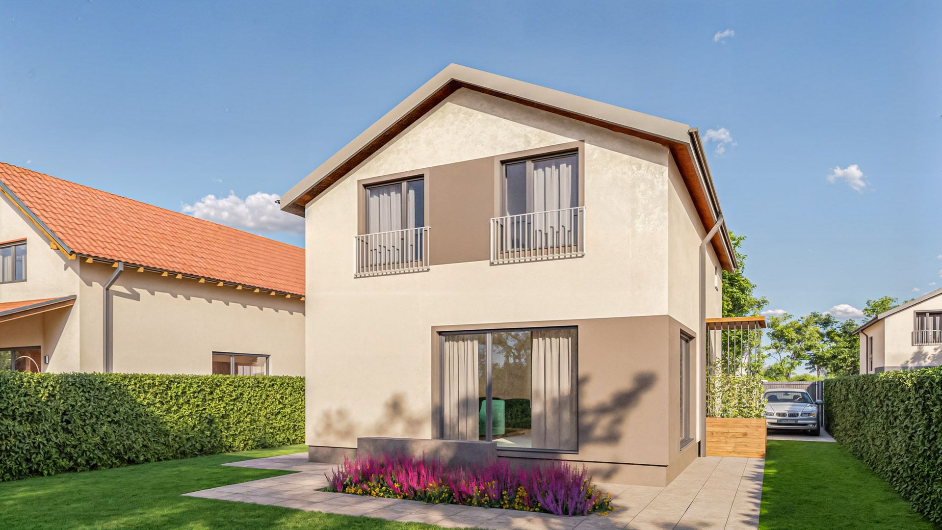 Case individuale în Sânpetru, cu teren 400 mp și toate utilitățile - Poză 7