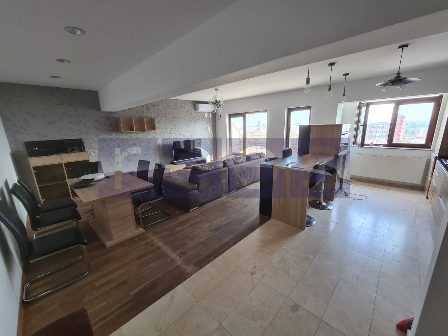 Apartament unicat 2 Camere ETAJ 15 | 75 mpu + Balc | Bucurestii Noi  | Mobilat - Poză 9