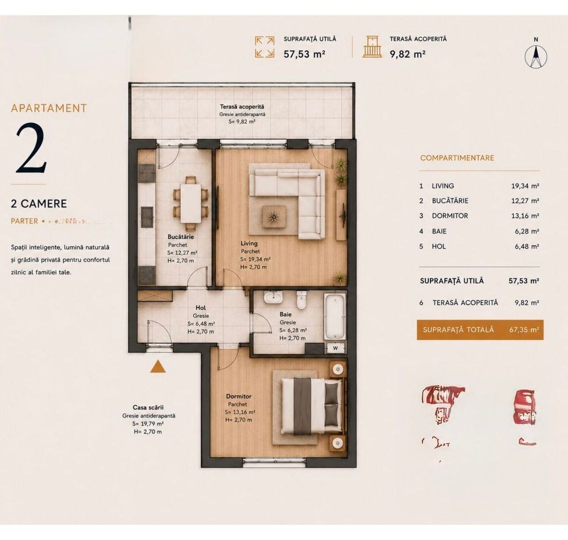 Soarelui – Braytim | Proiect Nou | Lift | Apartamente & S.A.D.-uri - Poză 20
